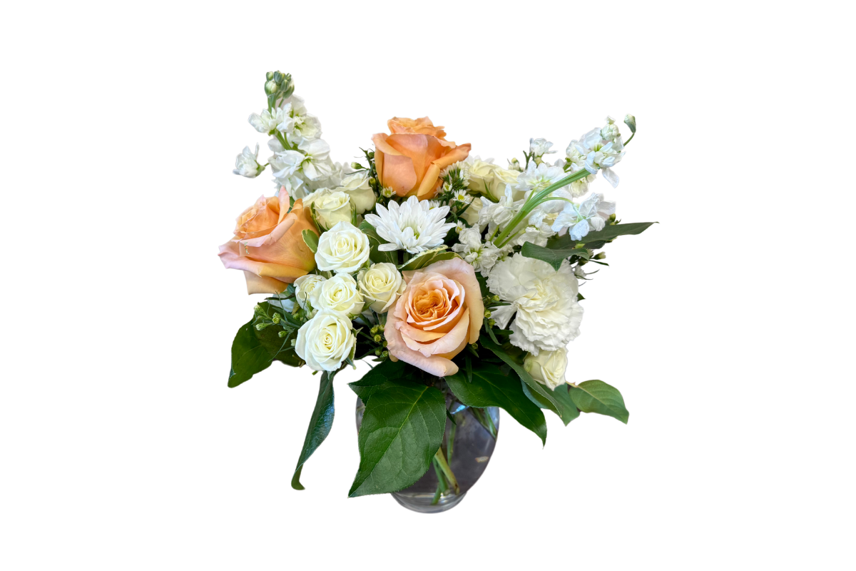 Sweet Peach Bouquet, Denton, TX