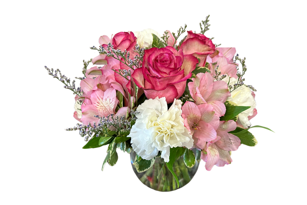 Tickled Pink Standard Flower Arrangement Denton TX