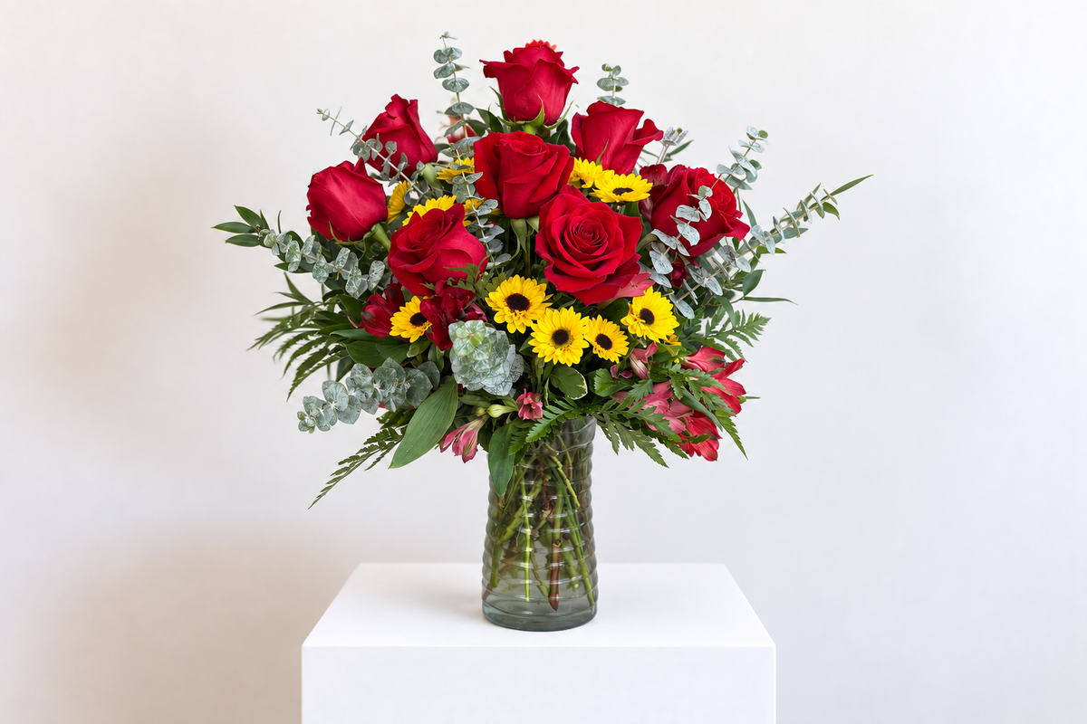 Autumn Dozen Roses Denton Florist, TX