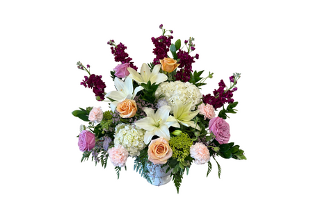 Denton Florist Feminine Sympathy Flower Arrangement 