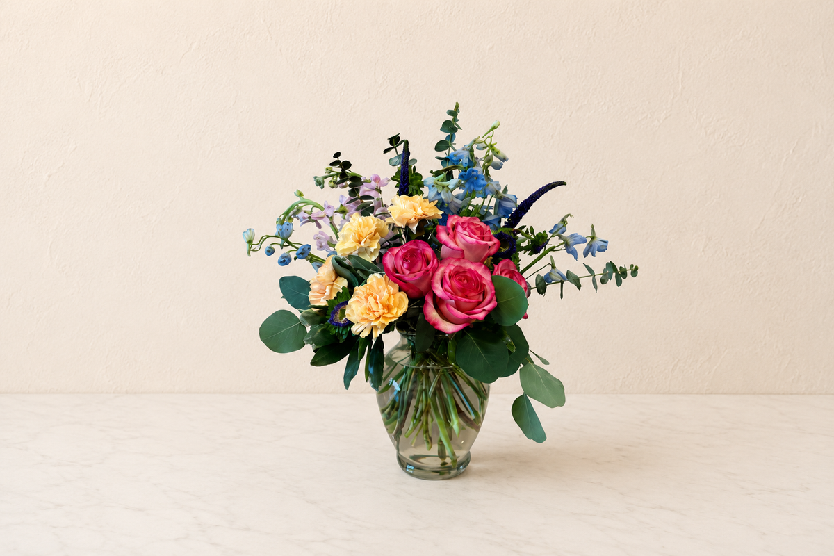 Garden Mix Flower Arrangement at Denton Florist, Texas