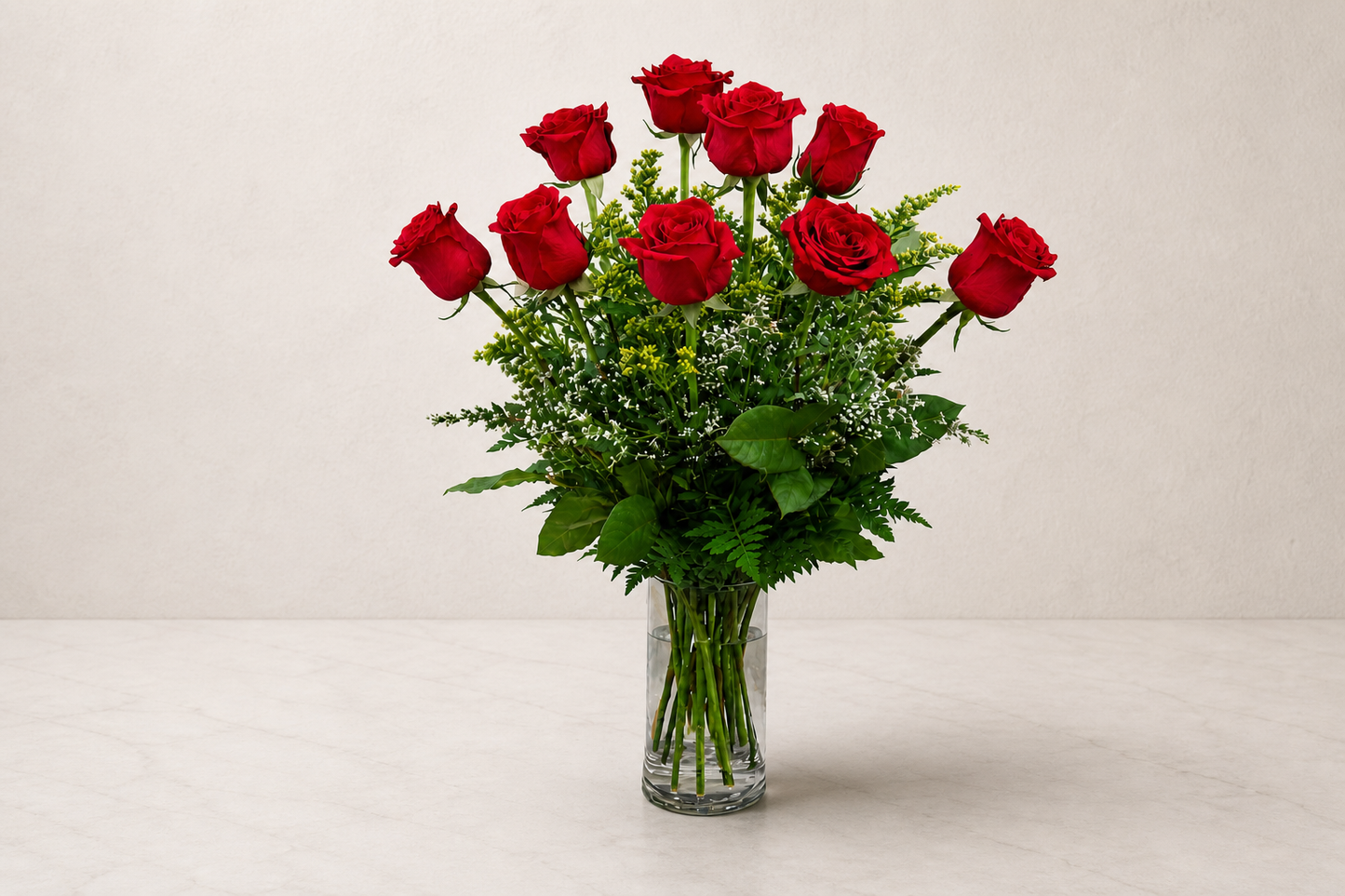 One dozen red roses Denton Texas