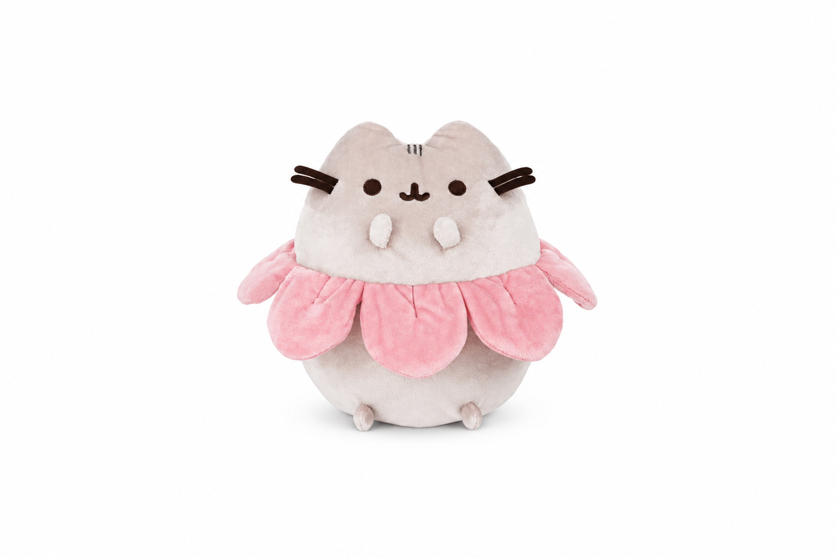 Pusheen Cat Pink Flower in Denton Texas