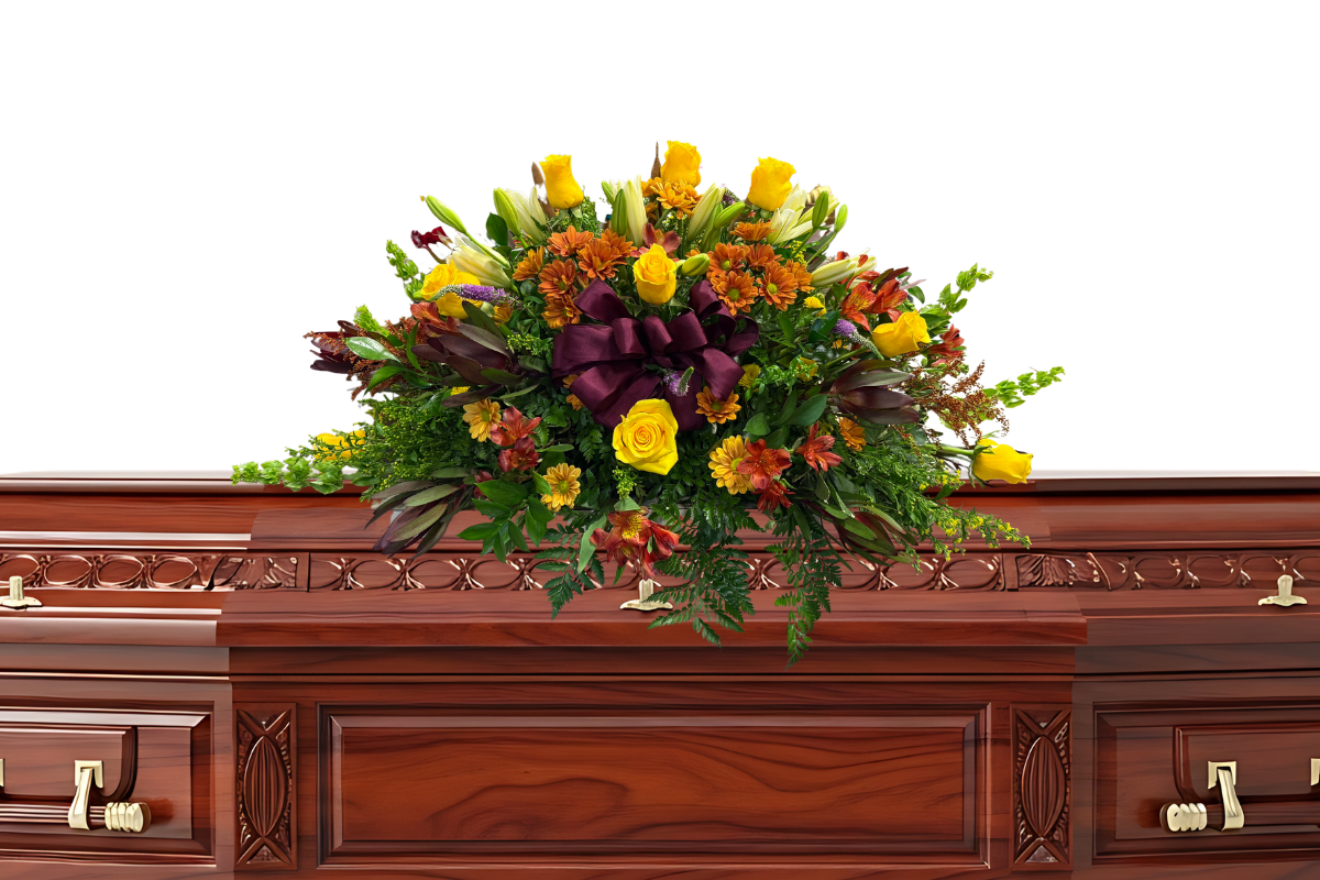 Denton Texas Sunlit Horizon Casket Spray 