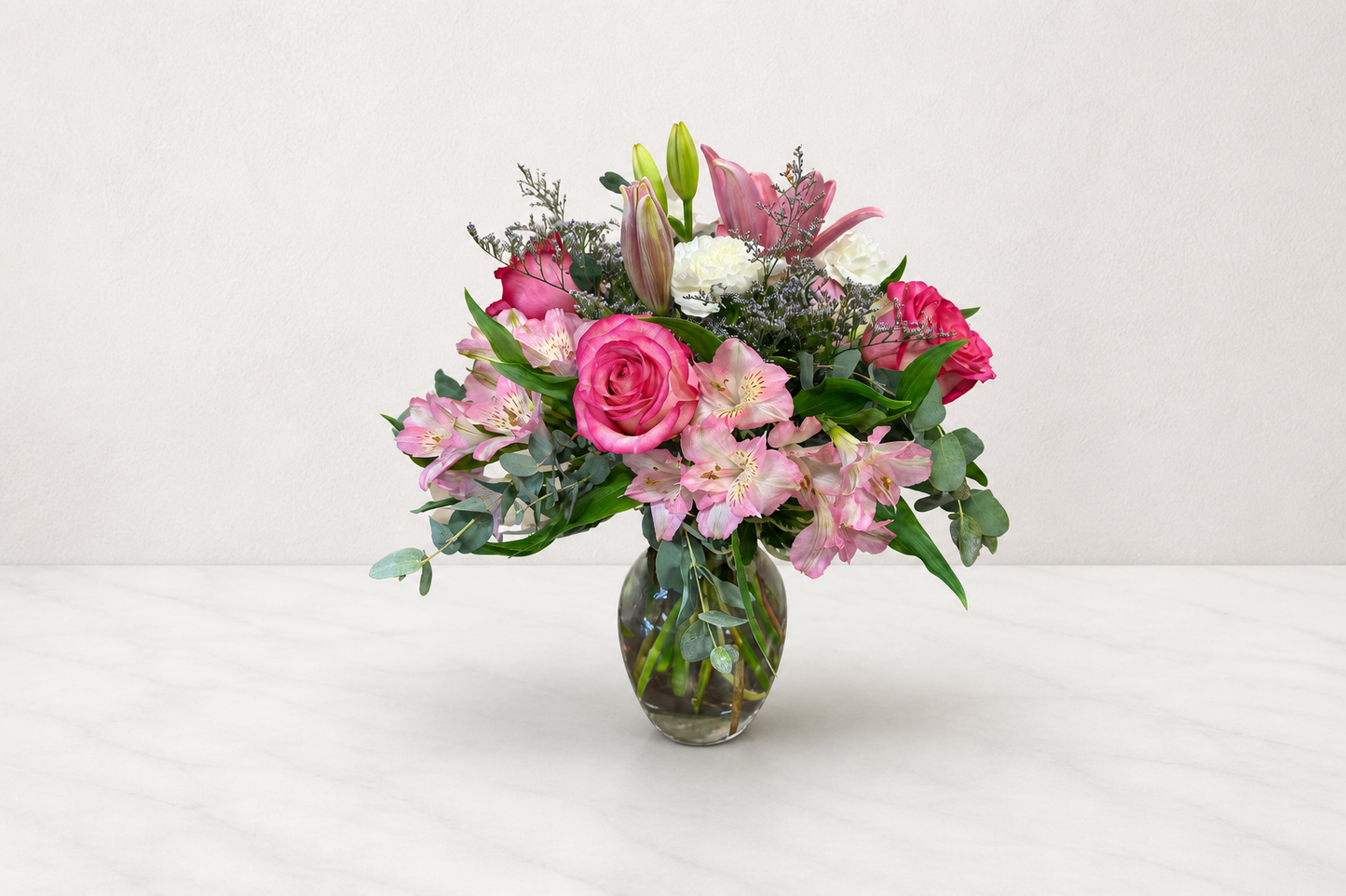 Tickled Pink Flower Arrangement Denton Texas