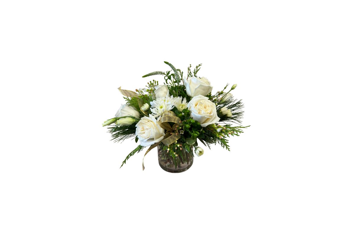 Denton Florist Winter Flower Arrangement 