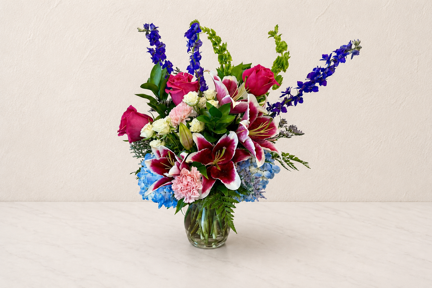  denton florist stargazer flower arrangement